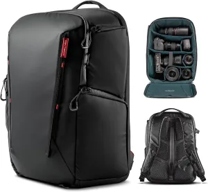 PGYTECH OneMo Lite Camera Backpack 22L for DJI, Sony, Canon, Nikon, OSMO Action/Pocket, DSLR/SLR Mirrorless, Camera Tripod Photographer Bag Gift, Camera Pack Black, Weekend Bag