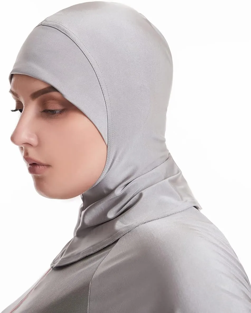 Plus Size Muslim Swimsuits for Women Modest Islamic Swimwear Burkini Full Cover Hijab Top Pants 3PCS Fat Bathing Suits