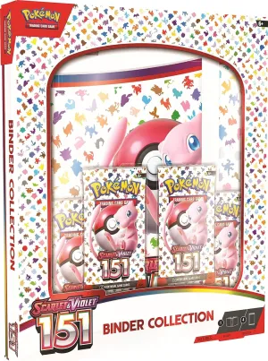 Pokemon TCG Scarlet & Violet 3.5 Pokemon 151 Binder Collection