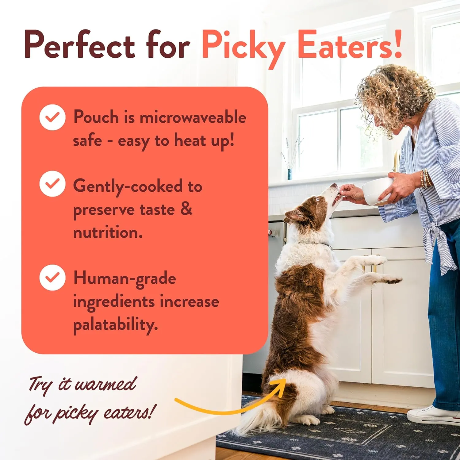 Portland Pet Food Company Tuxedo’s Chicken & Yams Fresh Dog Food Pouches - Human-Grade, Gluten-Free Wet Pet Meal Topper & Mixers - Small & Large Breed Puppy & Senior Dogs - Made in The USA - 8 Pack