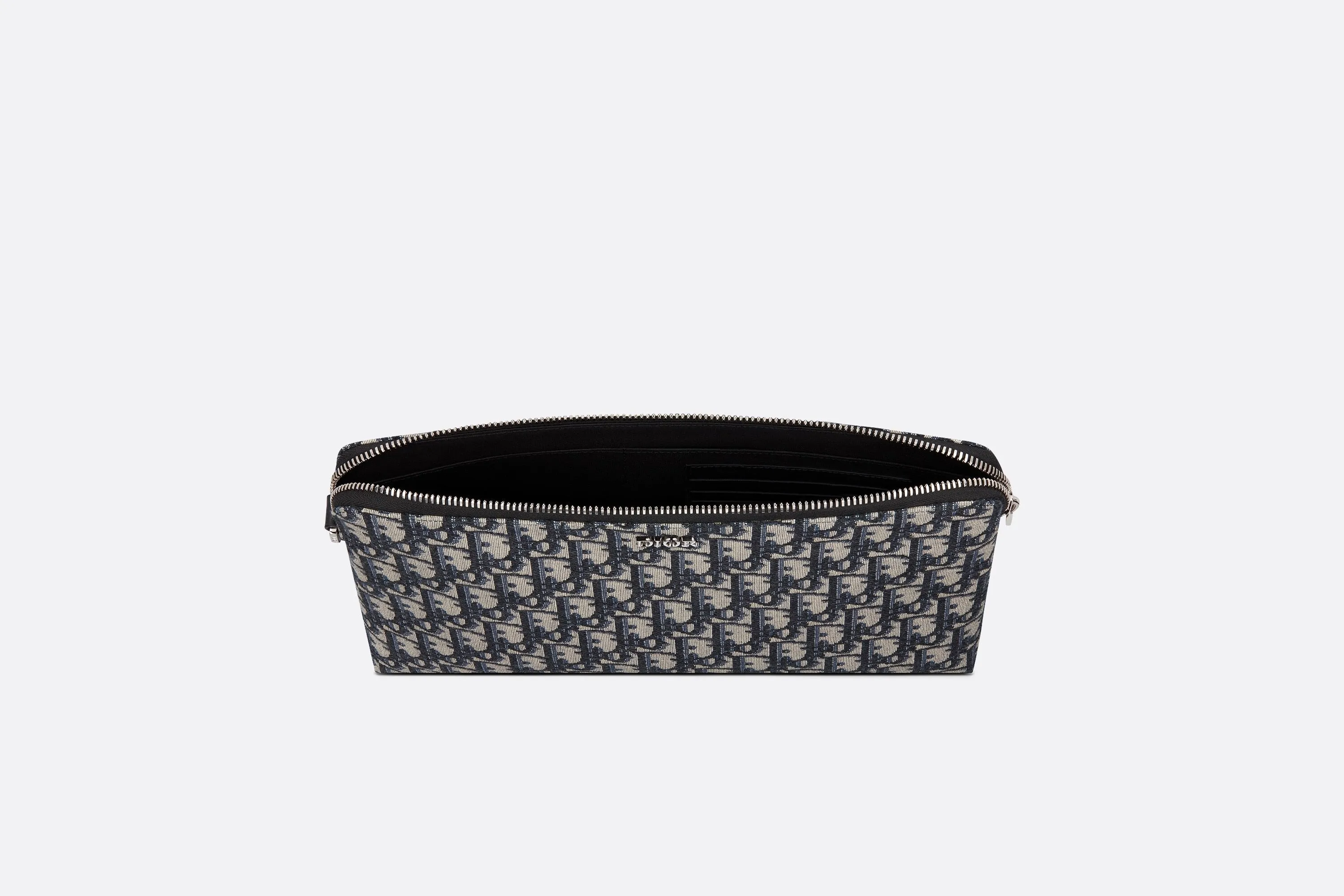 Pouch • Beige and Black Dior Oblique Jacquard