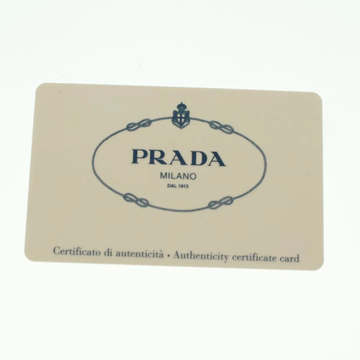 PRADA Chain Shoulder Bag Straw Leather Beige 43934