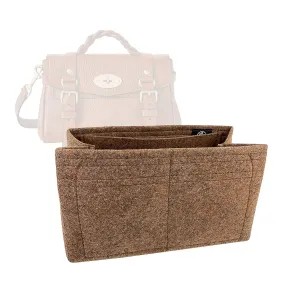 Premium Bag Organizer for Mulberry Mini Alexa Insert (Handmade/20 Color Options) [Purse Organiser, Liner, Insert, Shaper]