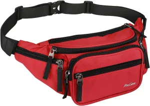 ProCase Fanny Pack Waist Packs for Men Women, Waist Bag Hip Pack for Travel Hiking Running Outdoor Sports