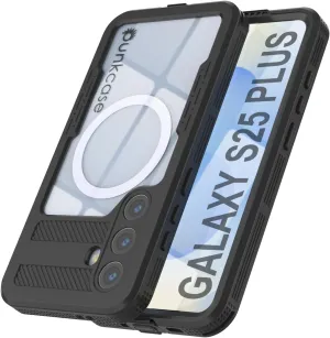 Punkcase for Galaxy S25 Plus Waterproof Case [Alpine 2.0 Series] [Slim Fit] [IP68 Certified] [Shockproof] [Dirtproof] [Snowproof] Armor Cover for Galaxy S25  Plus 5G (6.7") (2025) [Black]