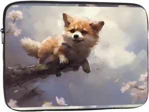 Puppy On A Branch Laptop Inner Bag Laptop Sleeve Case Briefcase Carrying Laptop Cover