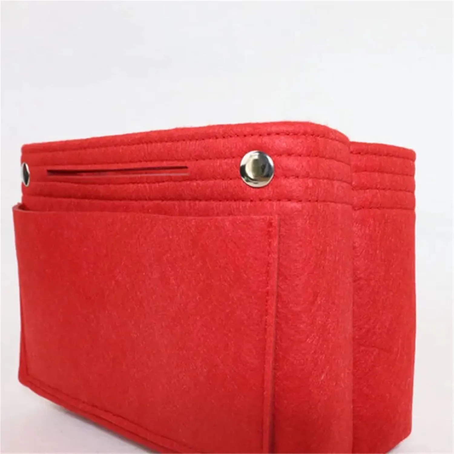 Purse Organizer Insert Felt Cloth Insert Bag Cosmetic Organizer Insert For Women Luxury Tote Handbags Makeup Bags Inner Pouch Liner Bag(Color-A7,M 30x18x12cm)