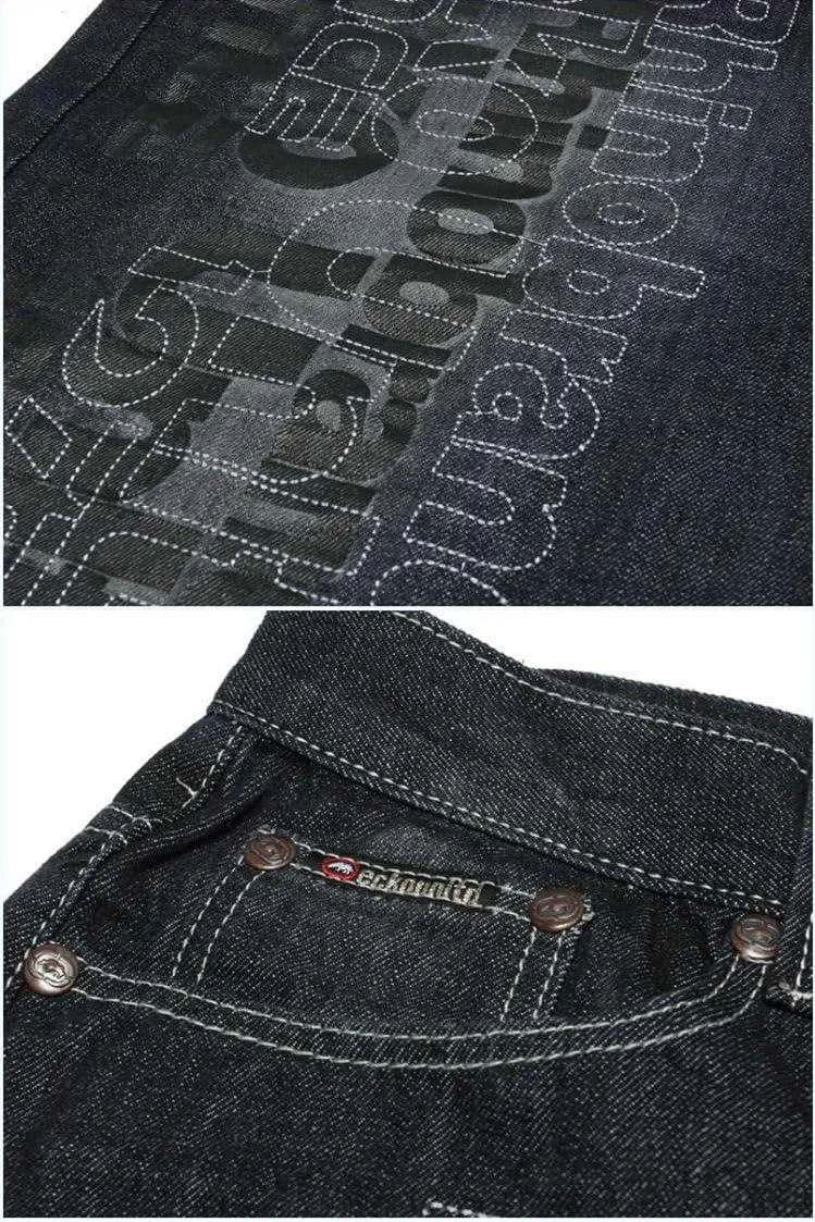 QBO Men's Fashion Hip Hop Jeans Baggy Denim Shorts