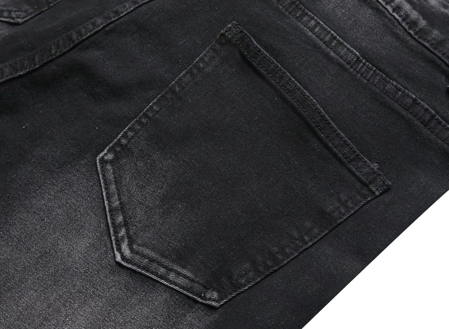 QIMYUM Men's Wide-Leg Baggy Flex Jeans Relaxed Loose Fit Long Denim Pants