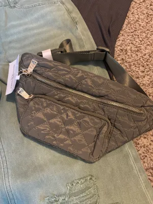 Quilted sling bag