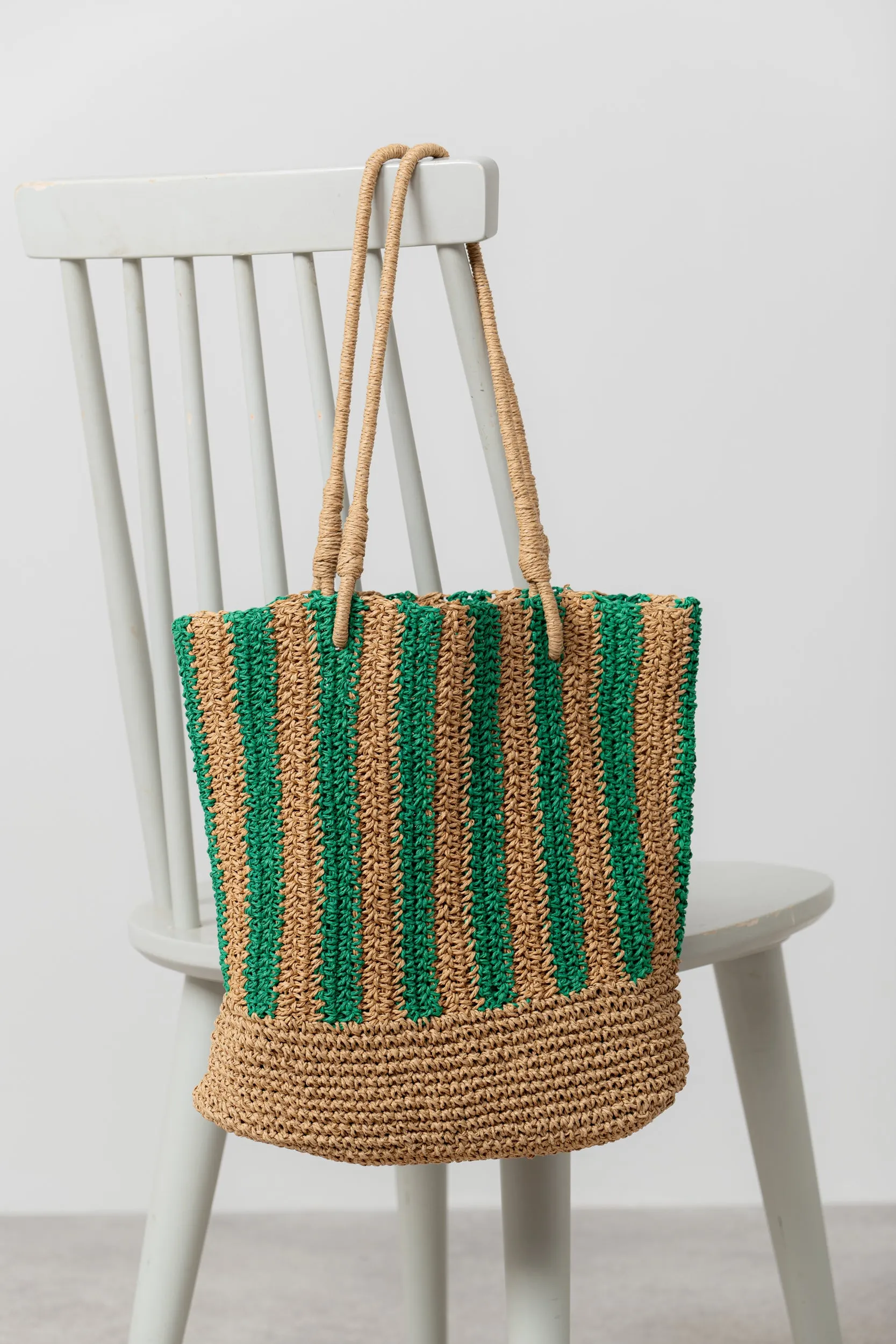 Raffia Shoulder Bag