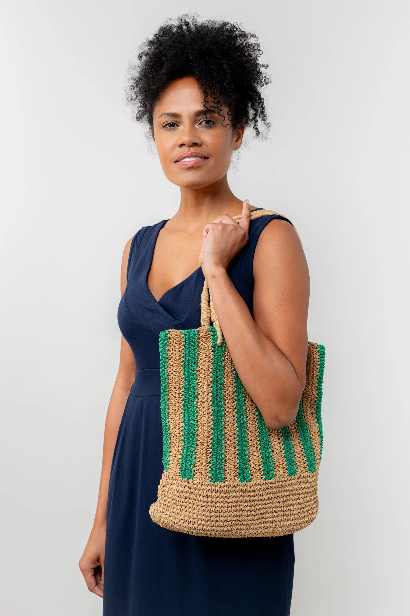 Raffia Shoulder Bag