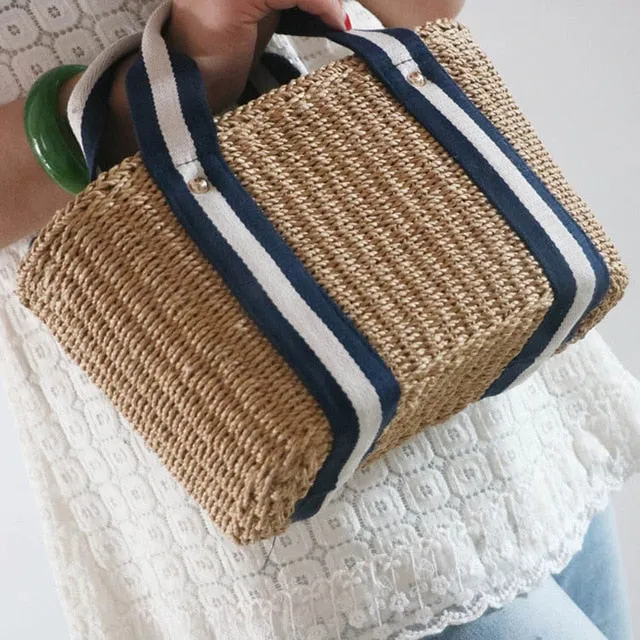 Rattan Bag Beach Straw Bag