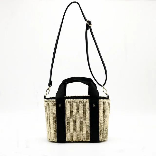 Rattan Bag Beach Straw Bag