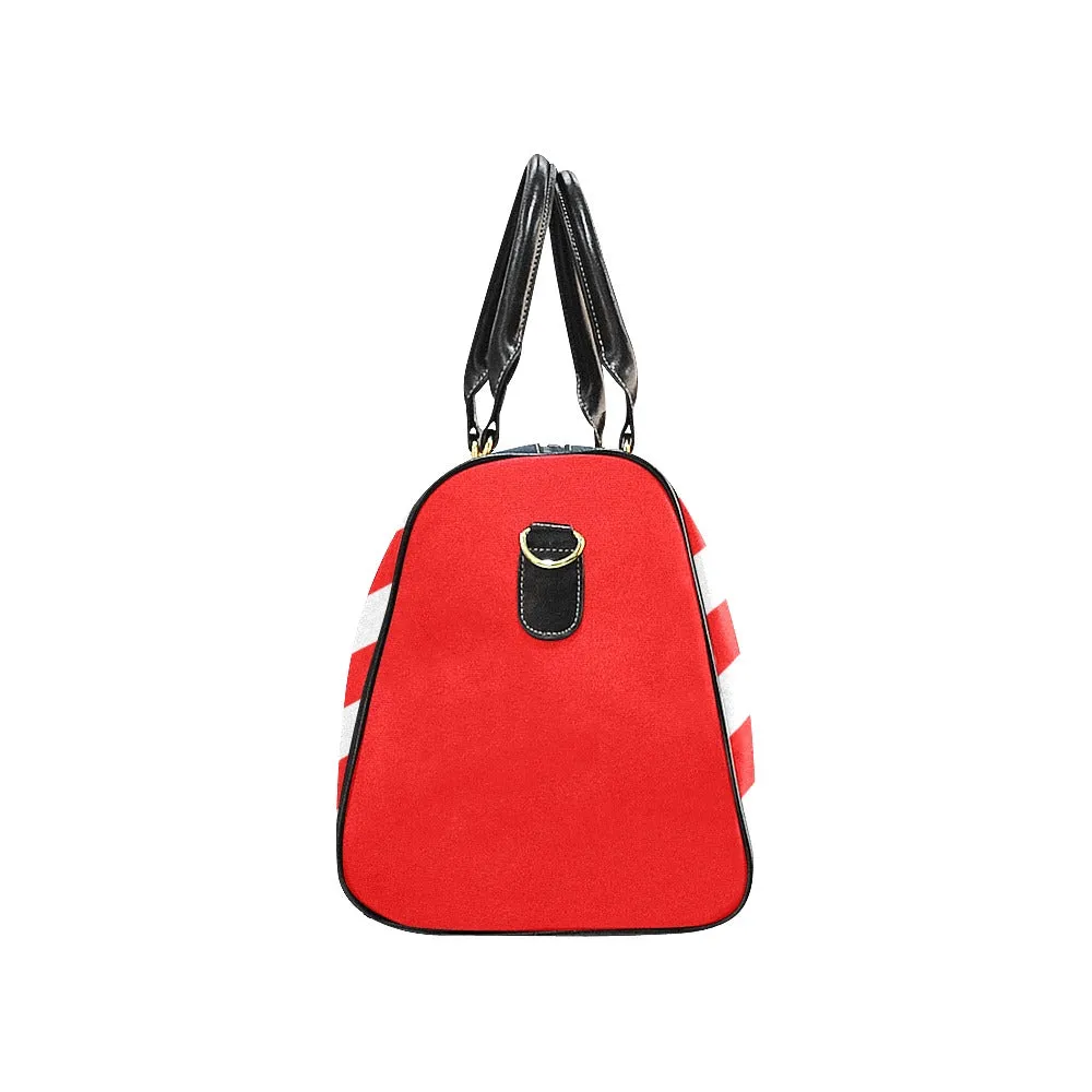 Red, White, & Bow Duffle (Large)