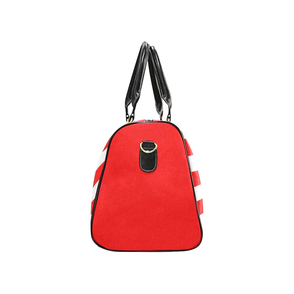 Red, White, & Bow Duffle (Large)