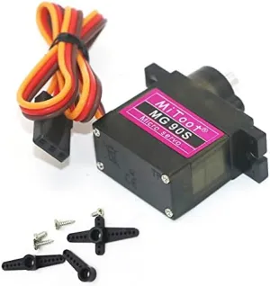 Replacement Part For 4pcs/lot MG90S 9g Metal Gear Upgraded SG90 Digital Micro Servos For Smart Vehicle Helicopter Boart Car - (Color: Metal Gear)