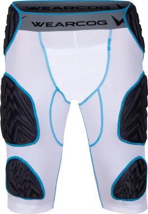 Rival Youth & Adult Football Girdle for Men & Boy's, 7 Padded Integrated Football Pads with Hip, Tail, Thigh Pads and Cup Pocket
