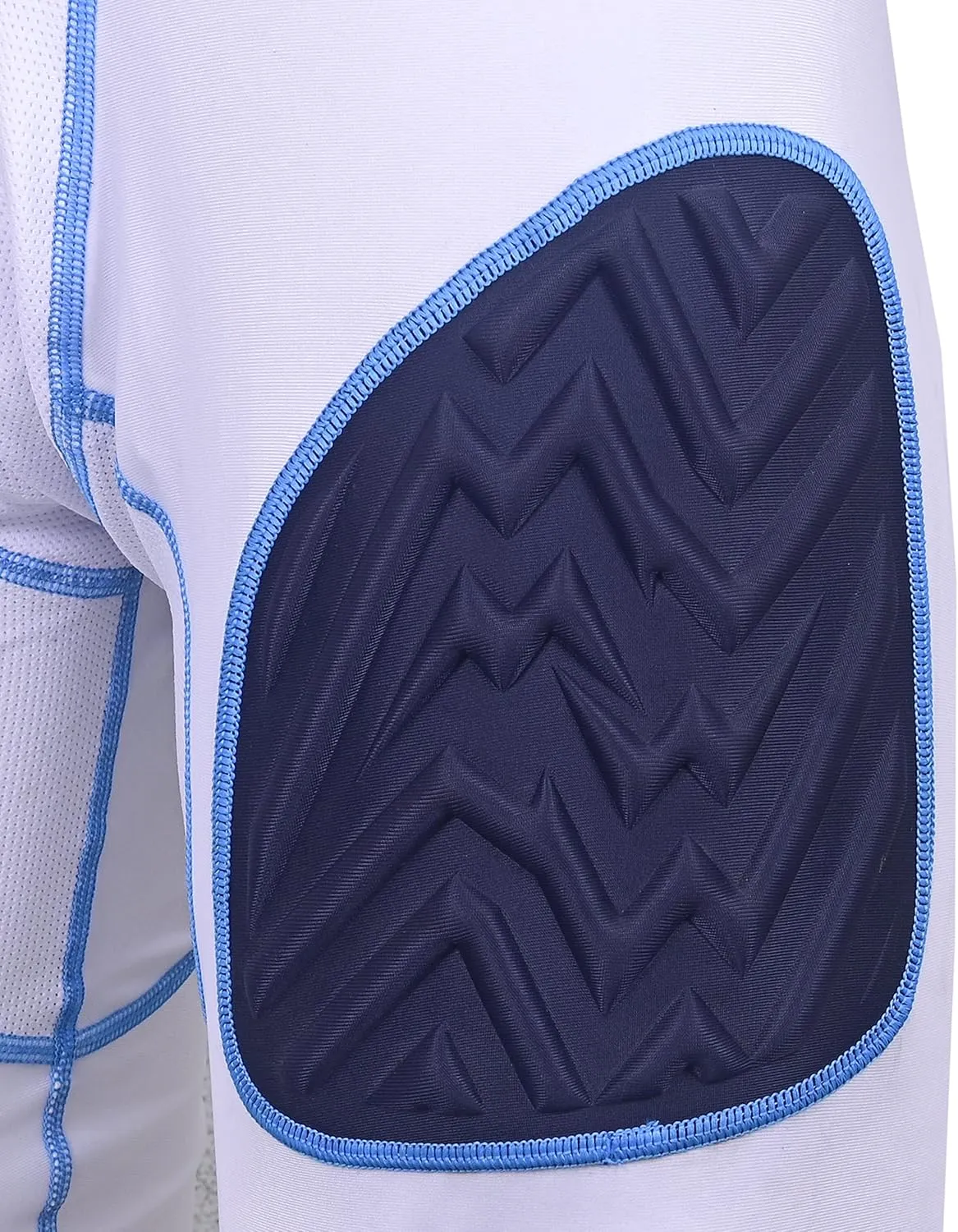 Rival Youth & Adult Football Girdle for Men & Boy's, 7 Padded Integrated Football Pads with Hip, Tail, Thigh Pads and Cup Pocket