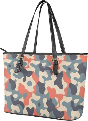 Rose Flowers Work Tote Bag for Women Large Shoulder Bag Purse, Abstract Art Top Handle Satchel Tote Bag for Laptop