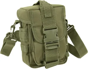 Rothco Flexipack MOLLE Tactical Shoulder Bag Crossbody Bag,Olive Drab