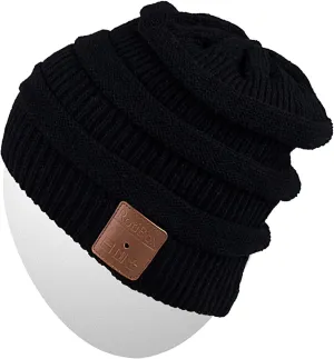 Rotibox Washable Bluetooth Beanie Hat with Wireless Stereo Over Ear Headphones Headsets Earphone Speaker Hands Free