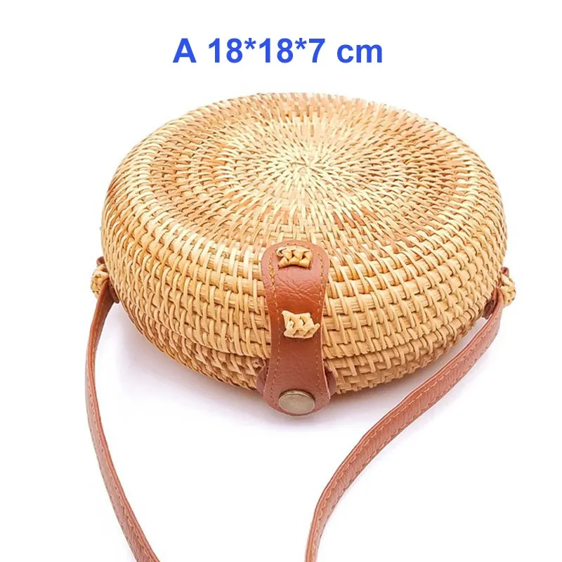 Round Bali Summer Straw Bags - 14 styles