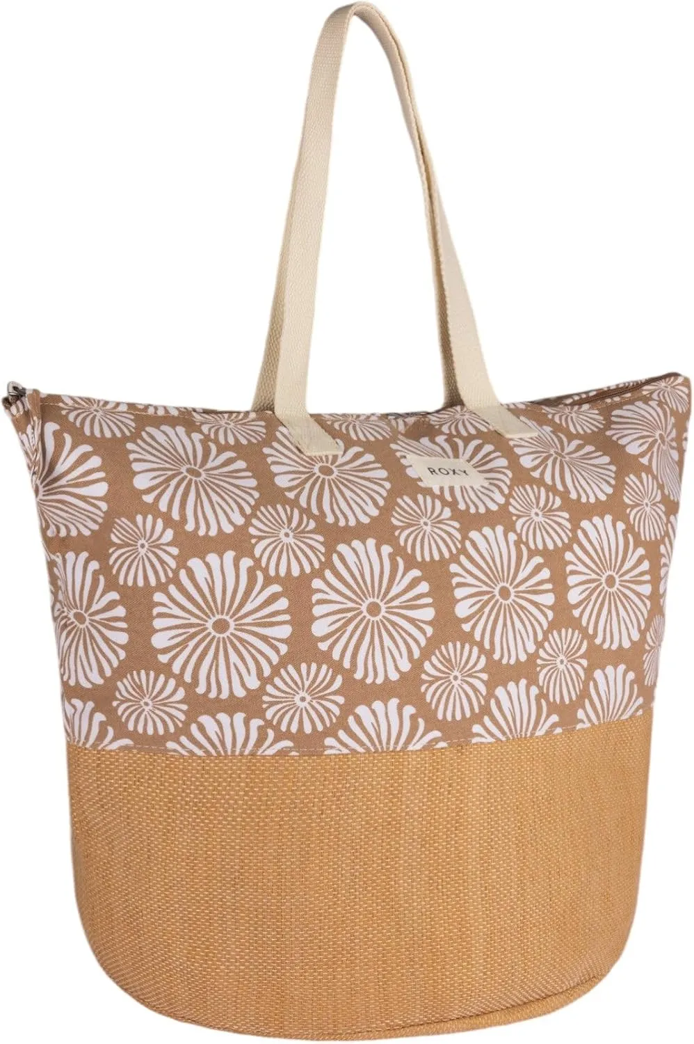 Roxy Women's Beach Tote Bag | Travel | Vacation | Straw | Lightweight | Breathable