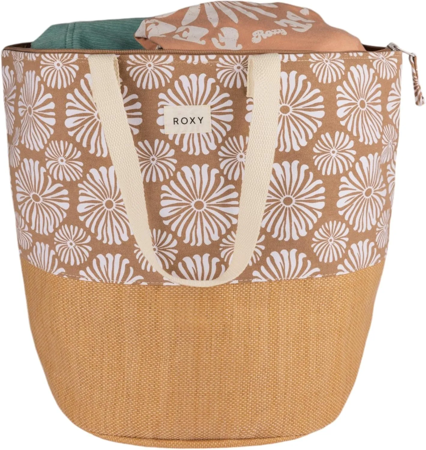 Roxy Women's Beach Tote Bag | Travel | Vacation | Straw | Lightweight | Breathable