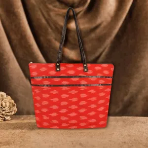 Royal Red Ikat Office Bag