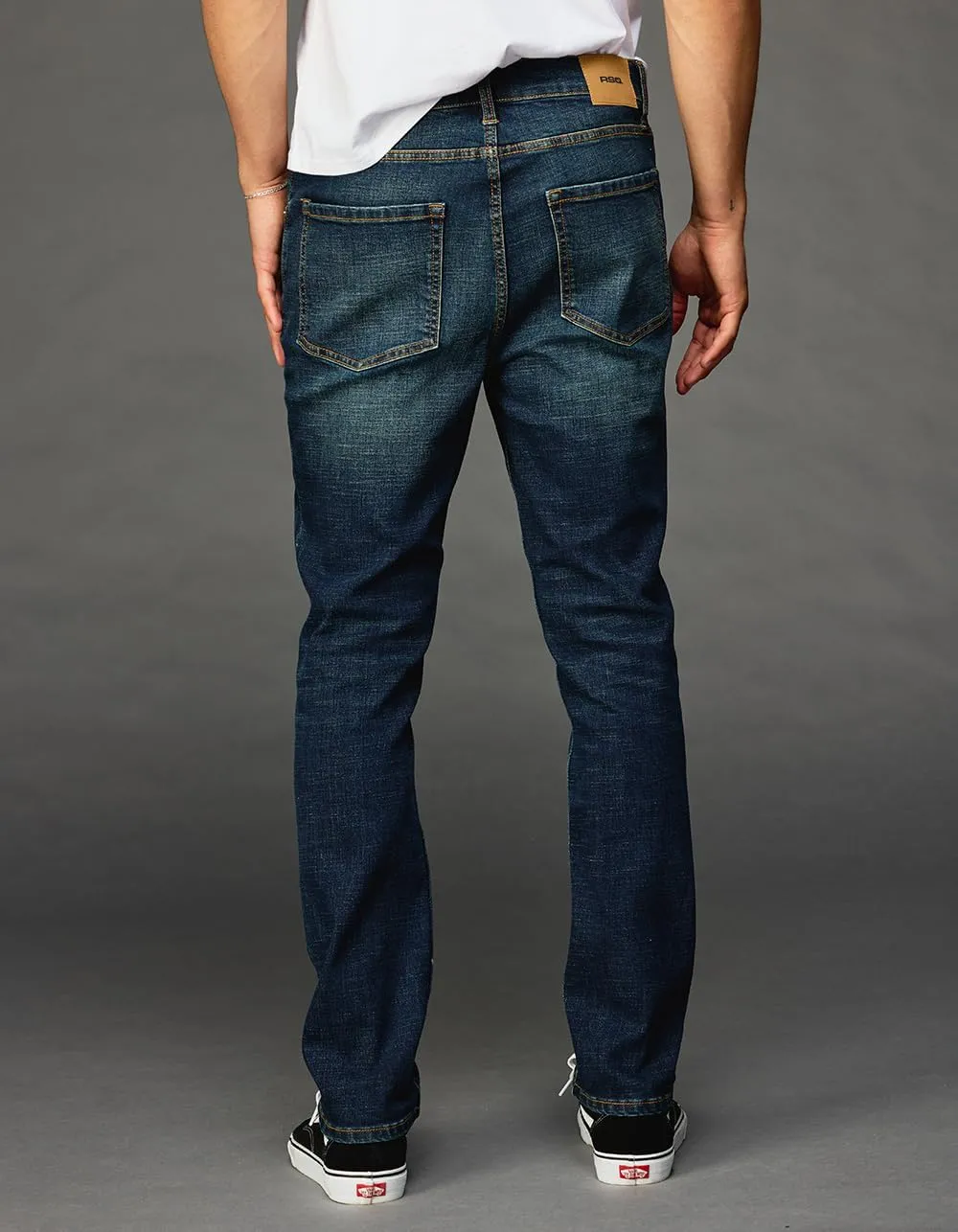 Rsq Mens Slim Taper Vintage Flex Jeans