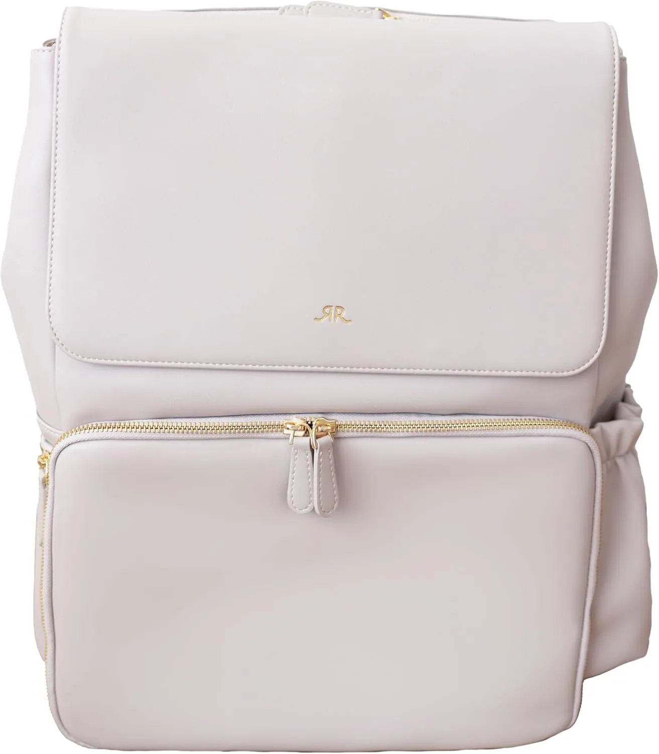 Ruby Camera Backpack – Sleek, Durable Vegan Leather Bag with Gear Dividers, Laptop Compartment, and Side Access for Cameras & Gear, Gray