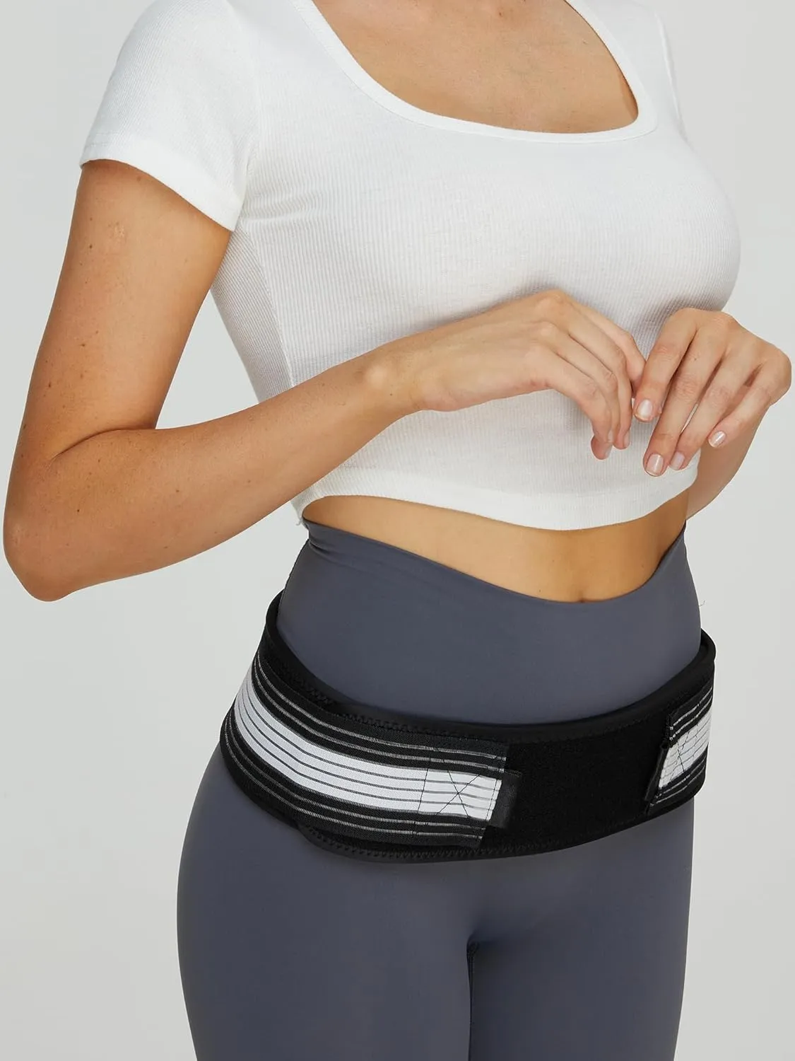 Sacroiliac Hip Belt for Women and Men That Alleviates Sciatic, Pelvic, Lower Back, Leg and Sacral Nerve Pain Caused by Si Joint Dysfunction| Trochanter Brace (XL-XXL)