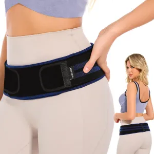 Sacroiliac SI Joint Belt - Lower Back Brace for Men and Women,Hip Braces for Pain Relief,Pelvic Support Belt for Sciatica Pelvis Lumbar(Medium,Hip circumference32”-45”)