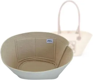 SAMORGA (16-33/ Loe-Anagram-Basket-S-R Bag Organizer for Anagram Basket Bag Small: Raw-Edge Bag Organizer Insert Innerbag