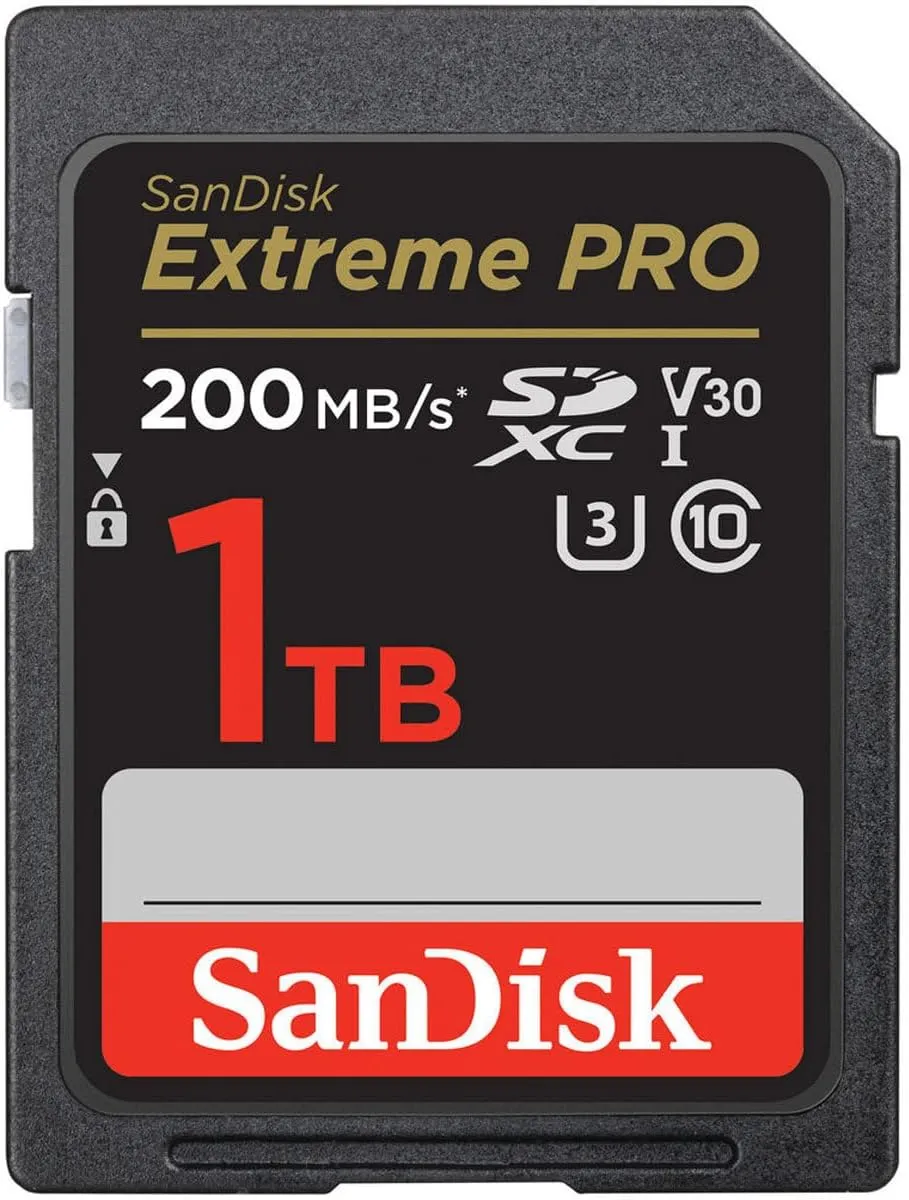 SanDisk Extreme PRO 1TB UHS-I U3 SDXC Memory Card