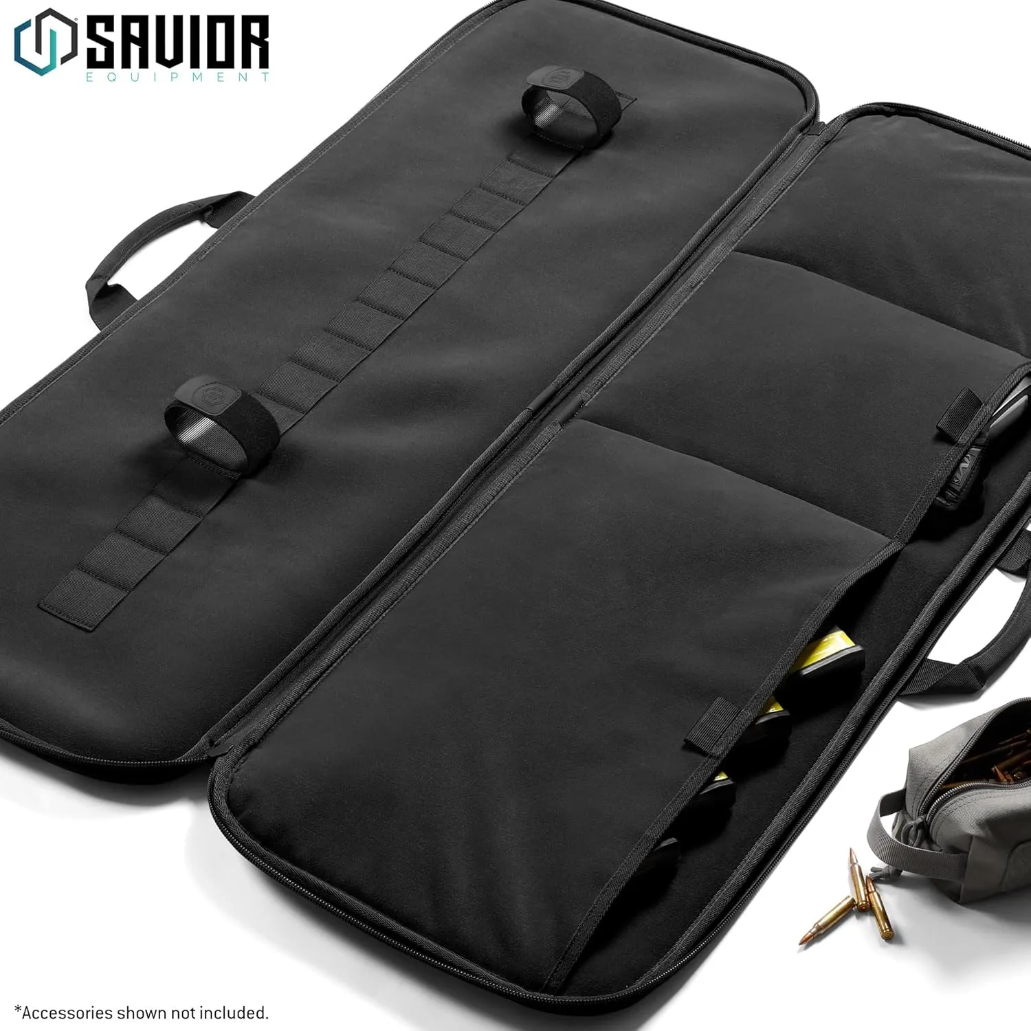 Savior Equipment Specialist Single Long Gun Bag Tactical Padded Soft Case w/Padded Handle Carrier, Adjustable Sling, Dual Lockable Zipper