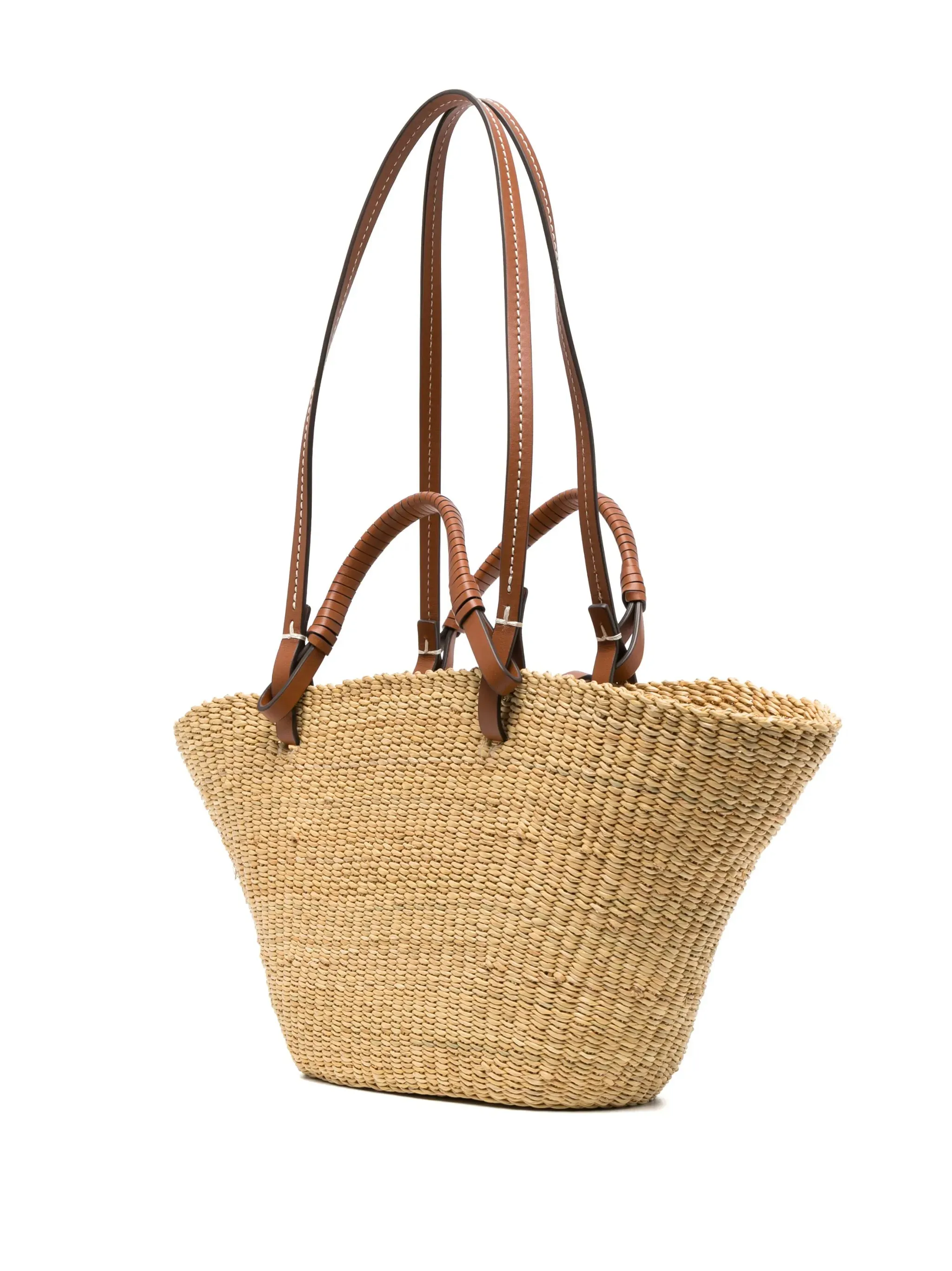 Seamless integration bag raffia Comprehensive catalog tote Ella small