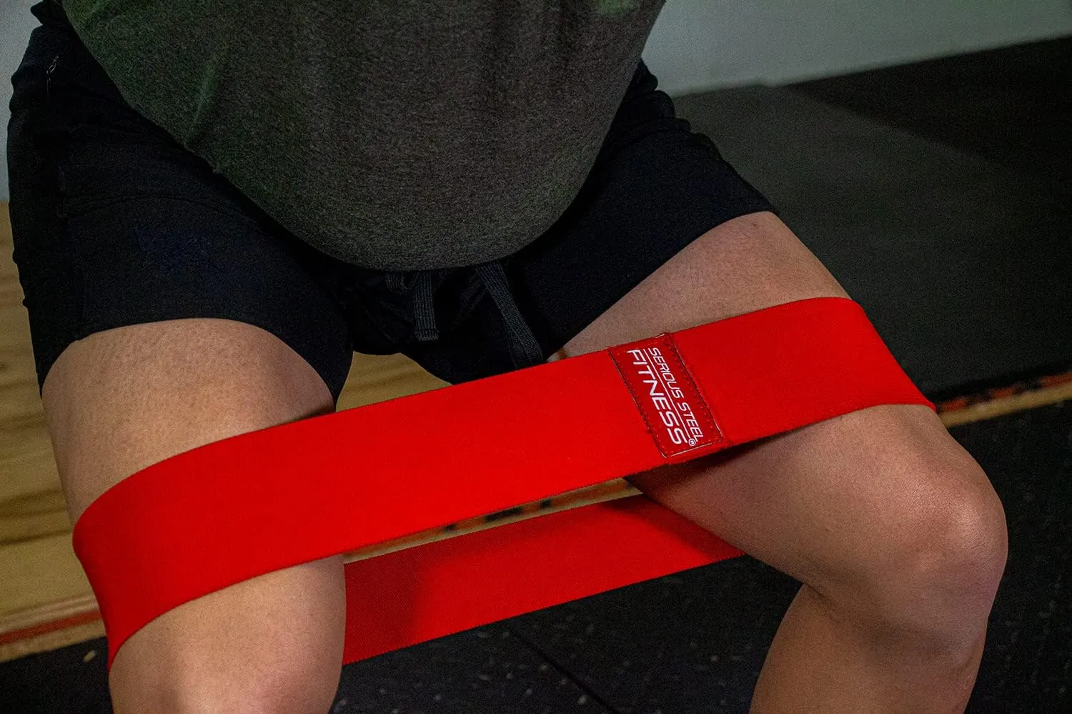 Serious Steel Fitness Hip and Glute Activation Band | Squat & Deadlift Warm-up Band for HIPS and Glutes