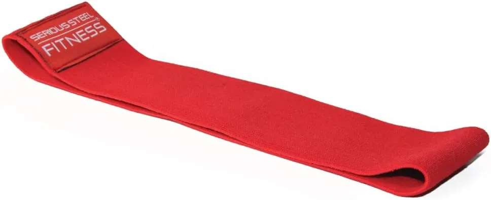 Serious Steel Fitness Hip and Glute Activation Band | Squat & Deadlift Warm-up Band for HIPS and Glutes