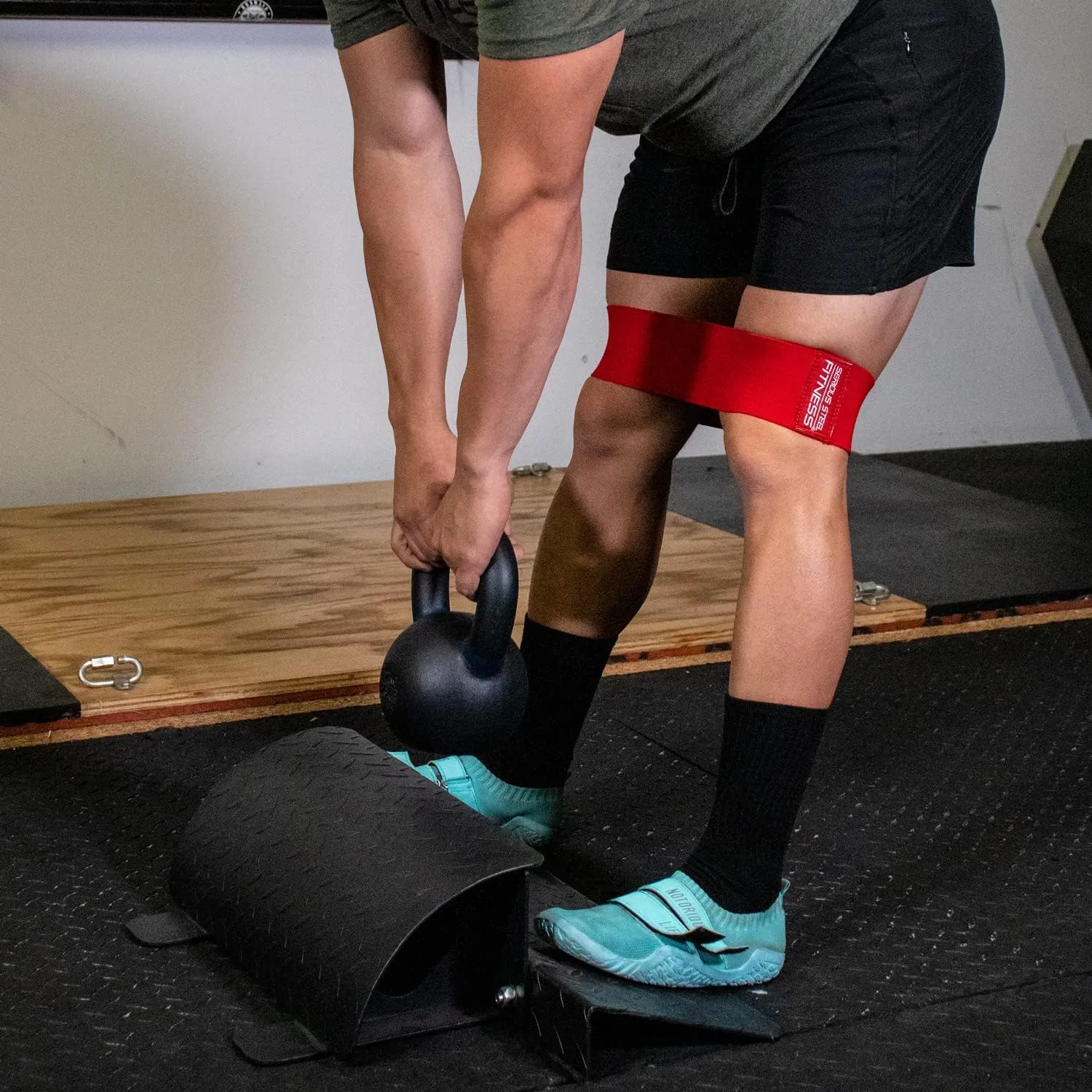 Serious Steel Fitness Hip and Glute Activation Band | Squat & Deadlift Warm-up Band for HIPS and Glutes