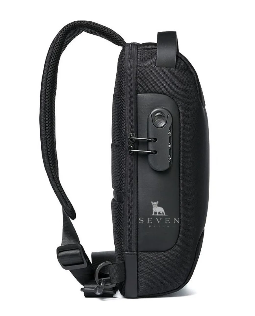 SEVEN BYTES Motorcycle Bag Cross Body Sling Crossbody Bag Men Side Bag Cross Body Bags for Men Crossbody Crossbody Sling Shoulder Bag for Men
