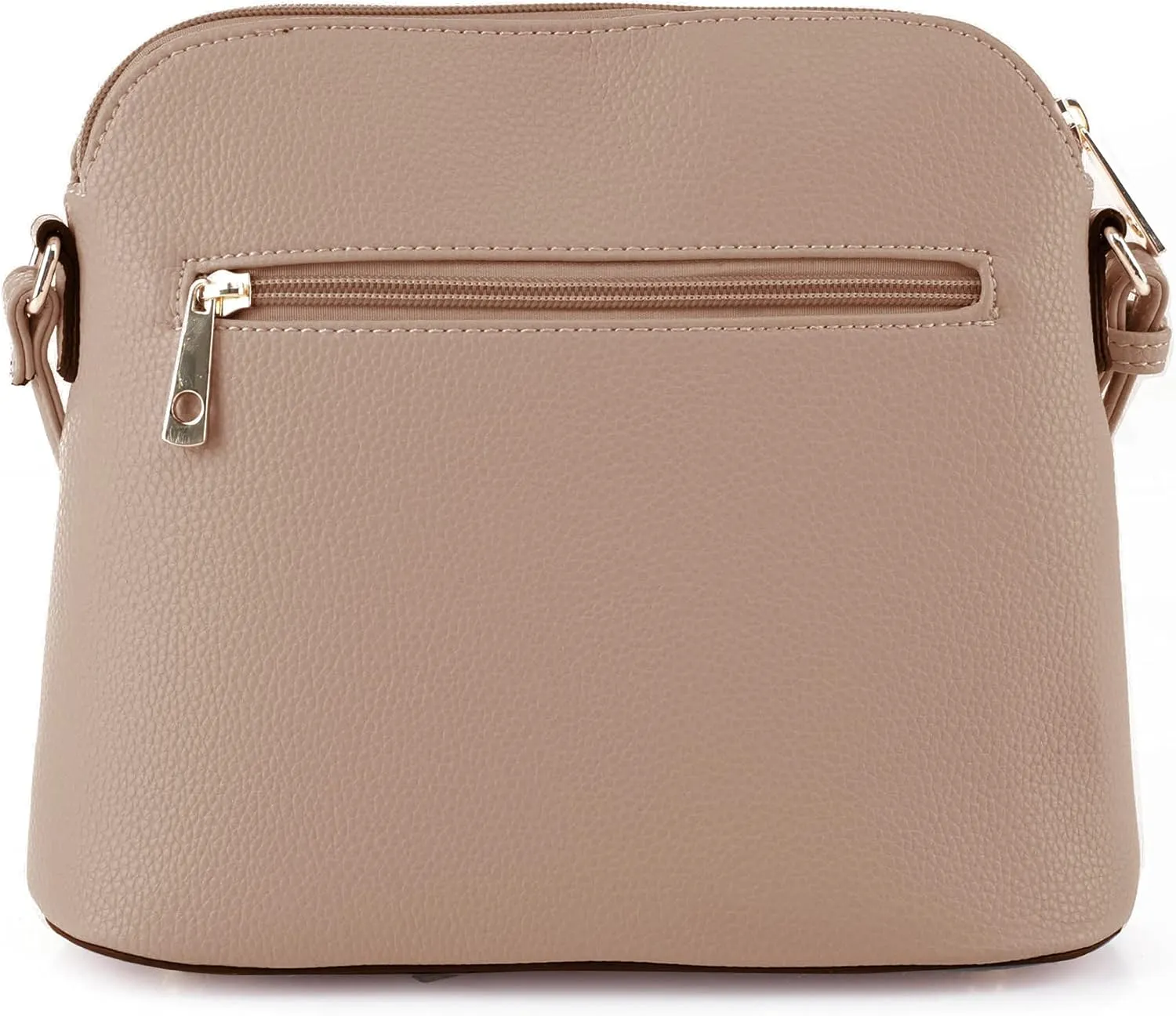 SG SUGU Lunar Lightweight Medium Dome Crossbody Bag Shoulder Bag with Tassel | Zipper Pocket | Adjustable Strap