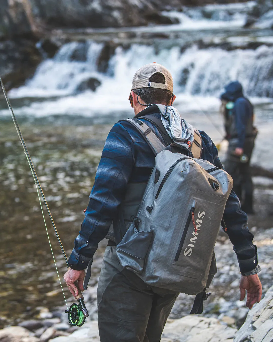 Simms Dry Creek Zip Back Pack - Steel