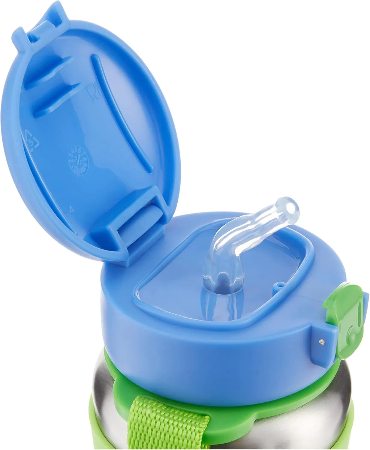Skip Hop Toddler Sippy Cup with Straw, Zoo Stainless Steel Straw Bottle, Dino Baby Snack Container, Zoo Snack Cup, Dino
