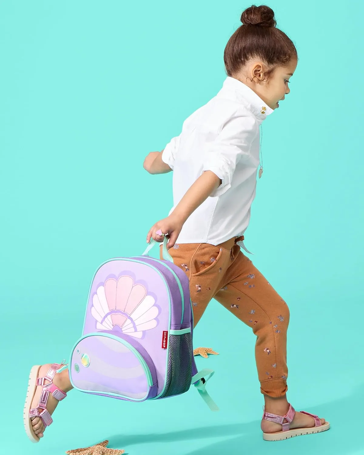 Skip Hop Unisex Kid's Little Backpack, Seashell