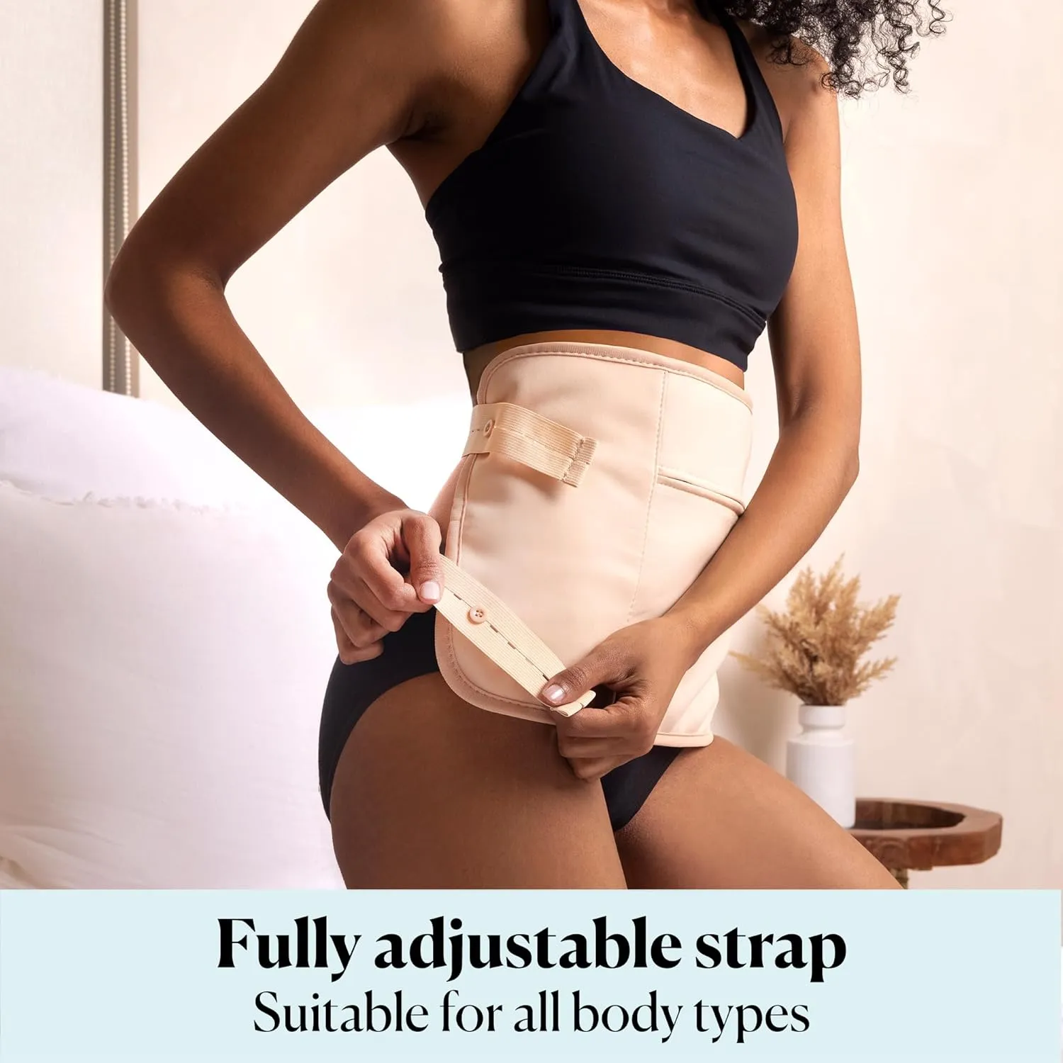 Sky Organics 16oz Castor Oil w/Wraps | Reusable Organic Castor Oil Pack to Boost Body's Wellness, Encourage Rest & Relaxation | Adjustable Elastic Straps Cotton Durable Easy to Use