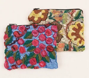 Small Floral Pouch