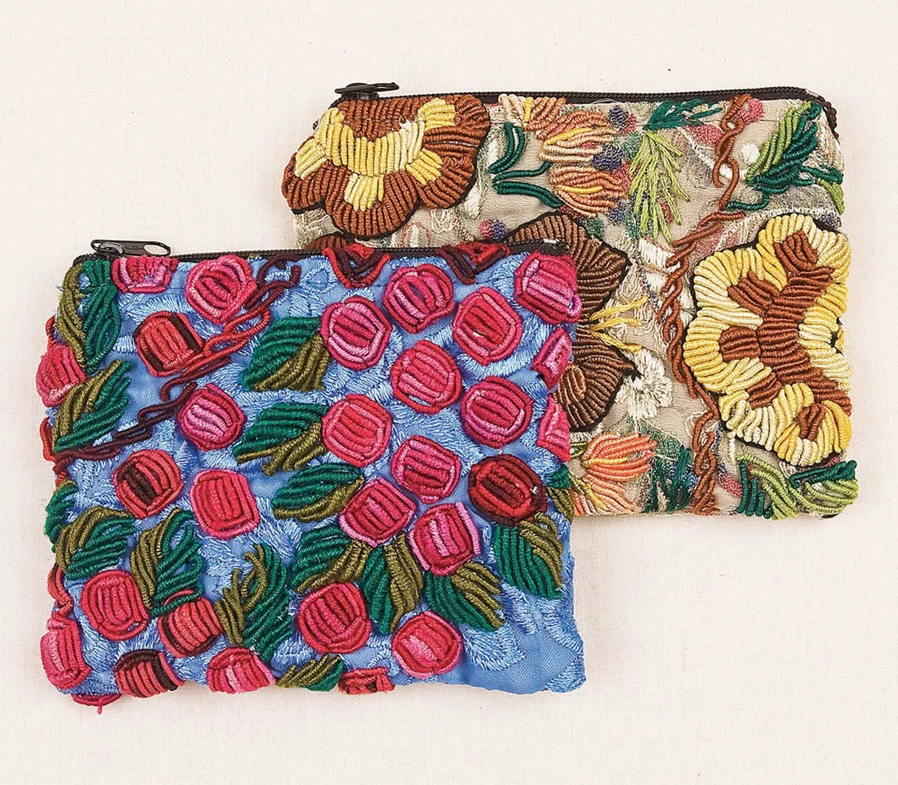 Small Floral Pouch