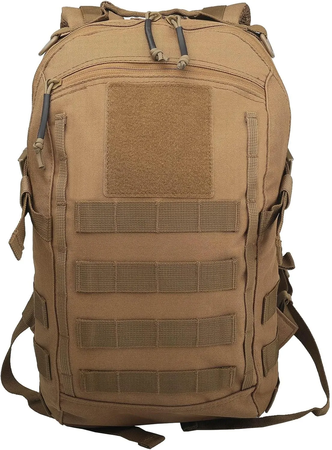 Small Tactical Backpack Military Daypack 12L Molle Bag Rucksack Army Daypack for Outdoor,Hiking,Camping,Travel (Tan)